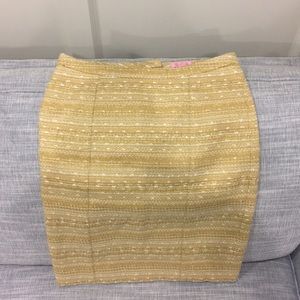 Lilly Pulitzer Tweed Skirt Size 2